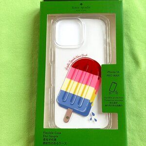 KATE SPADE SNACK BAR IPHONE 16 PRO MAX CASE:NIB SNACK BAR PRINT